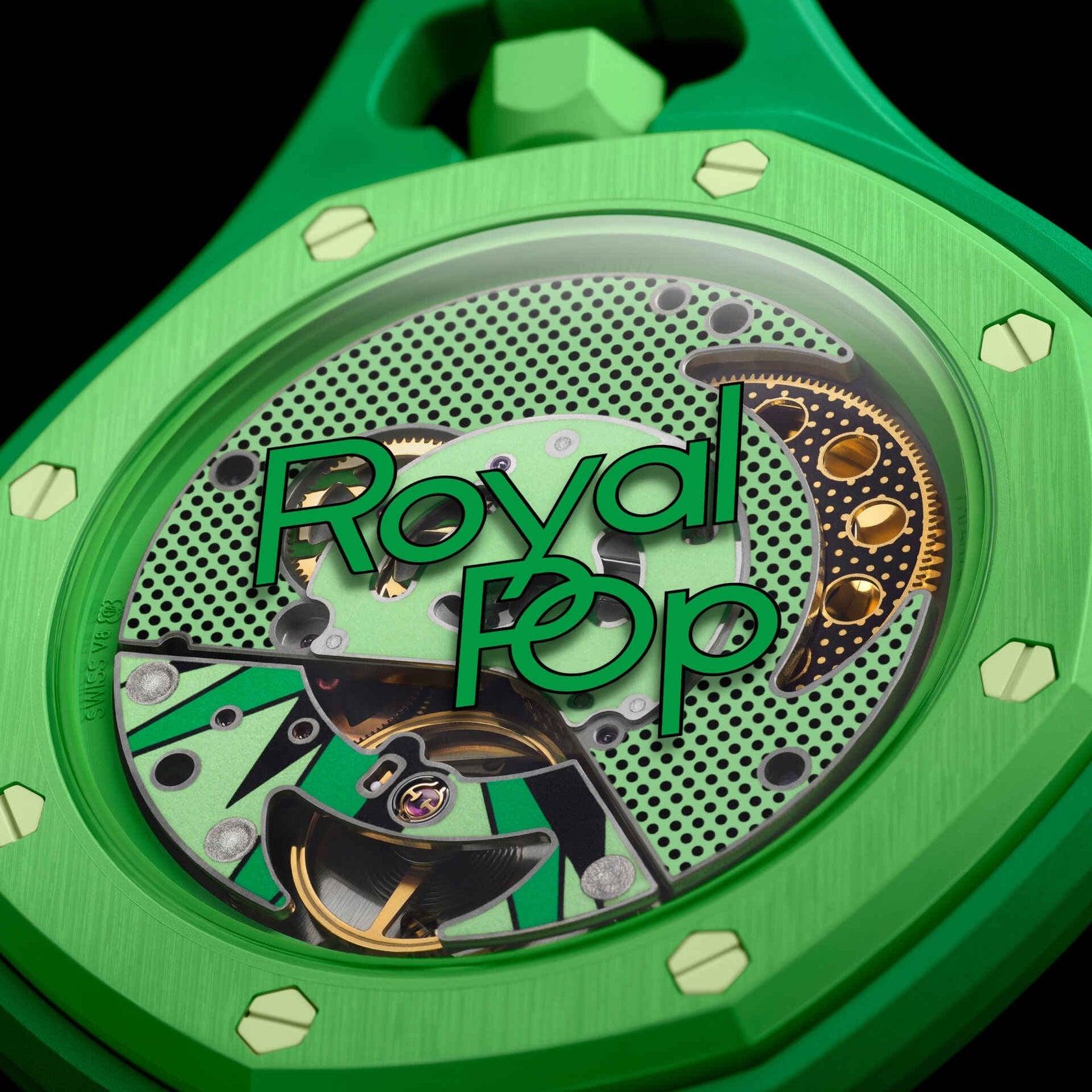 Audemars Piguet Audemars Piguet x Swatch Royal Pop Green Eight SSX03G100N detail view