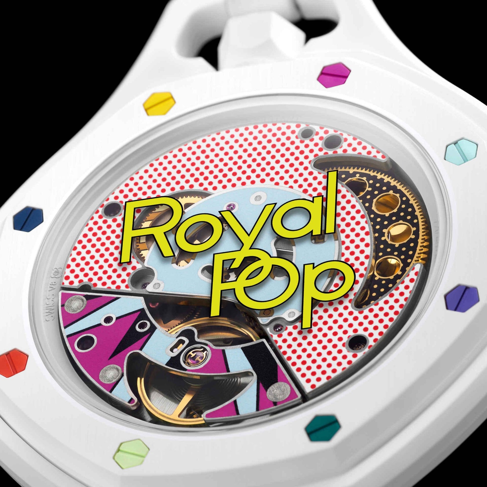 Audemars Piguet Audemars Piguet x Swatch Royal Pop Huit Blanc SSX03W100N detail view