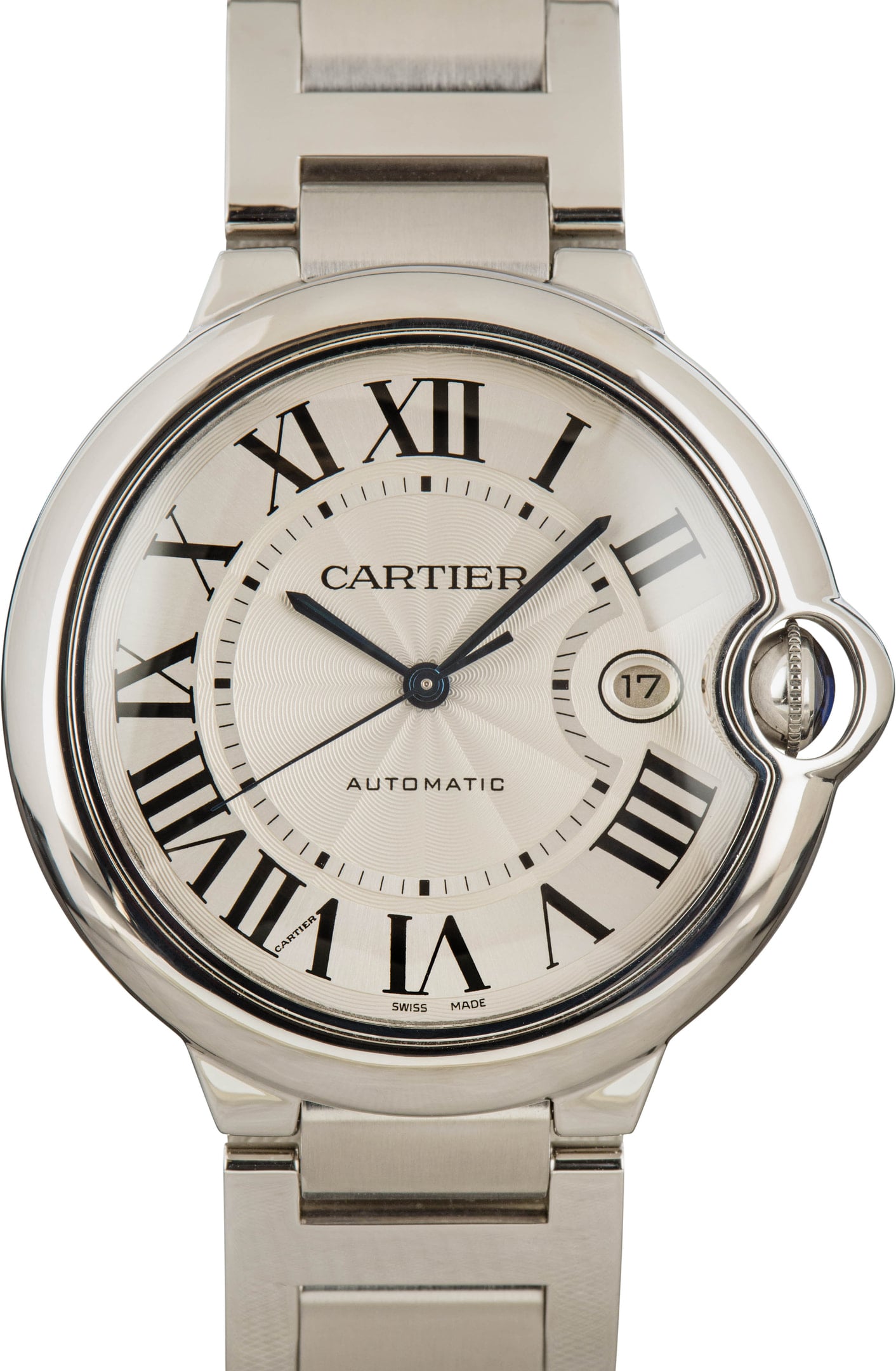 Cartier Ballon Bleu de Cartier 42mm Steel W69012Z4 detail view