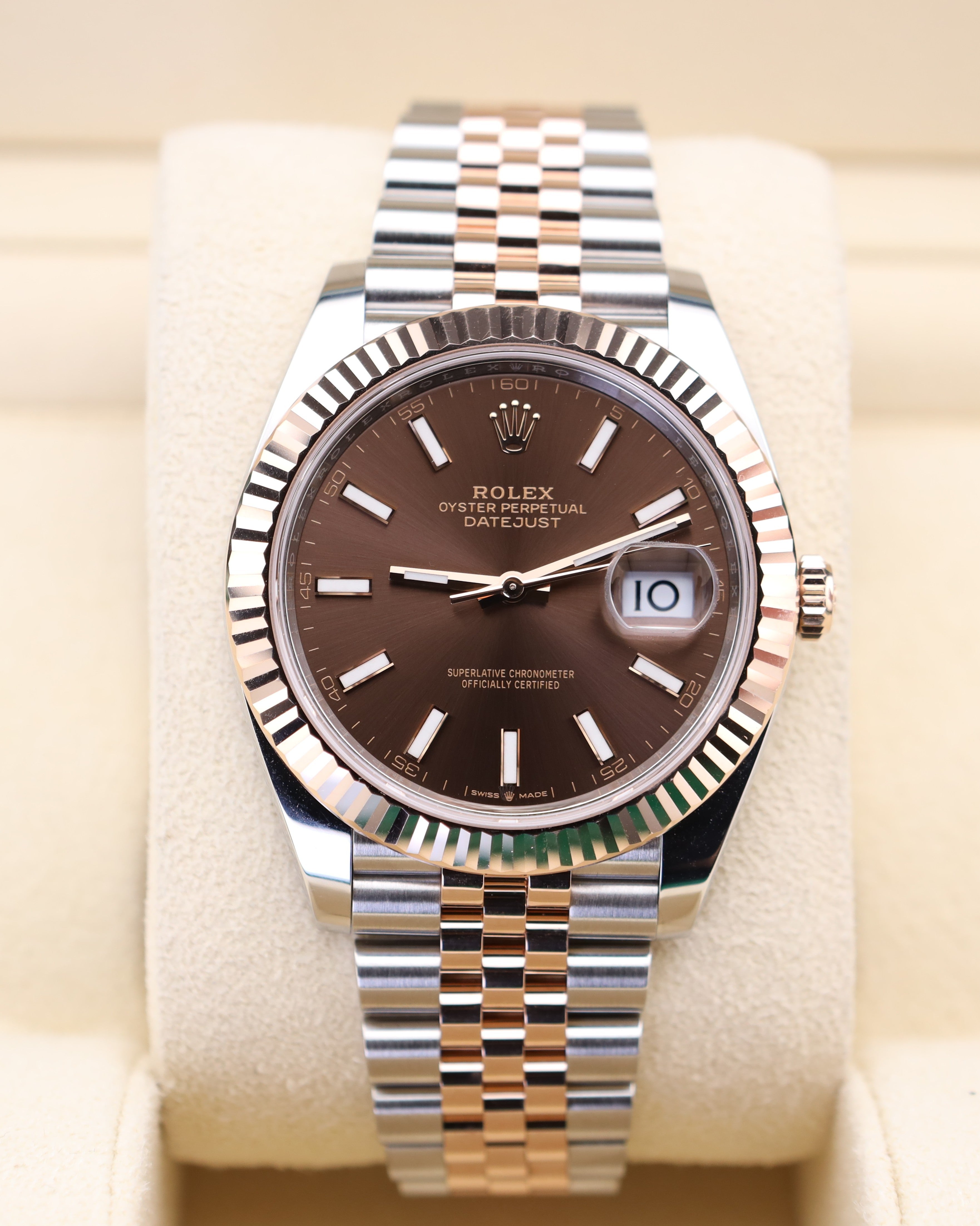 Rolex Datejust 41 Chocolate Two Tone 126331 — Iron Eagle Reserve Miami