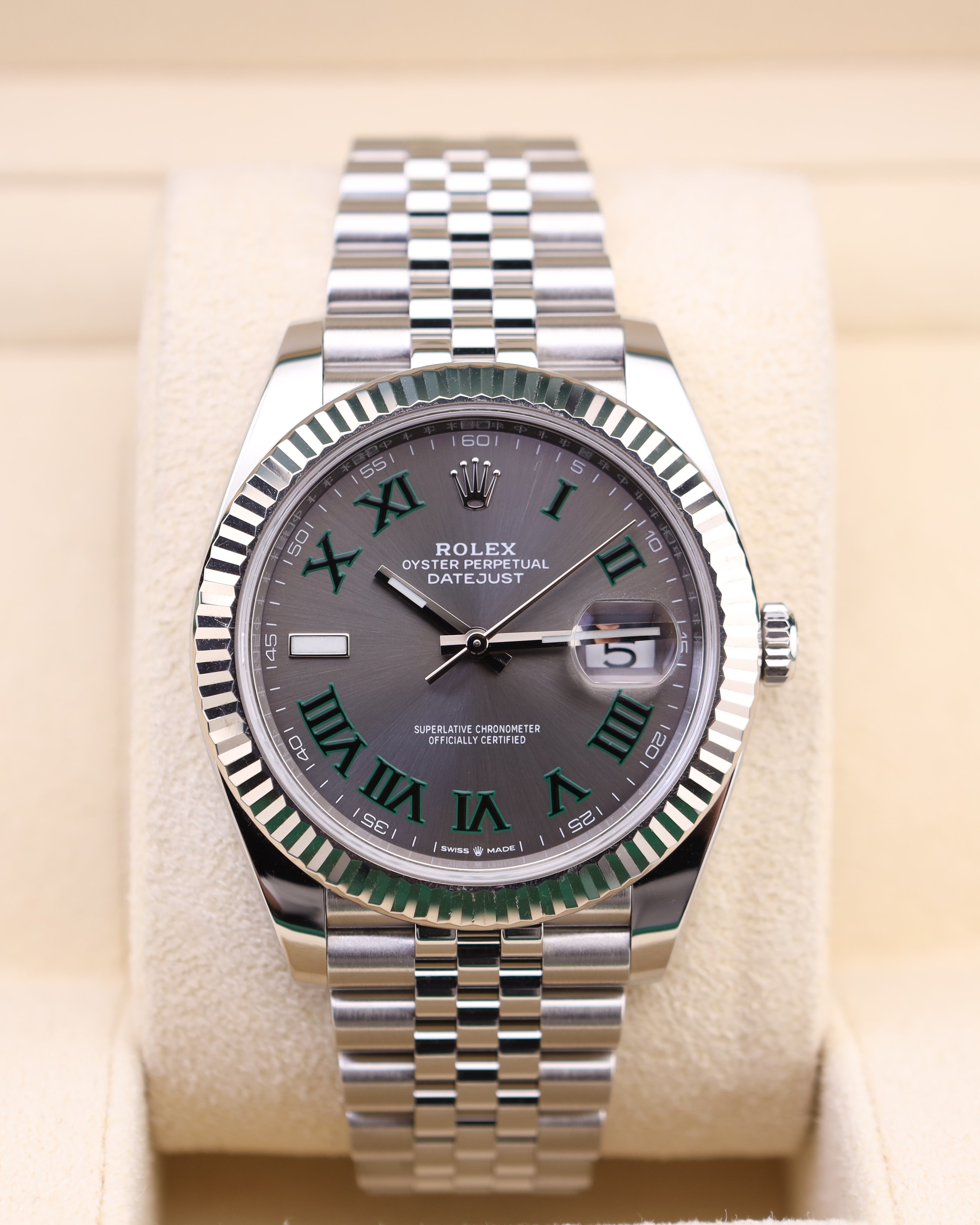 Rolex Datejust 41 Wimbledon 126334 — Iron Eagle Reserve Miami
