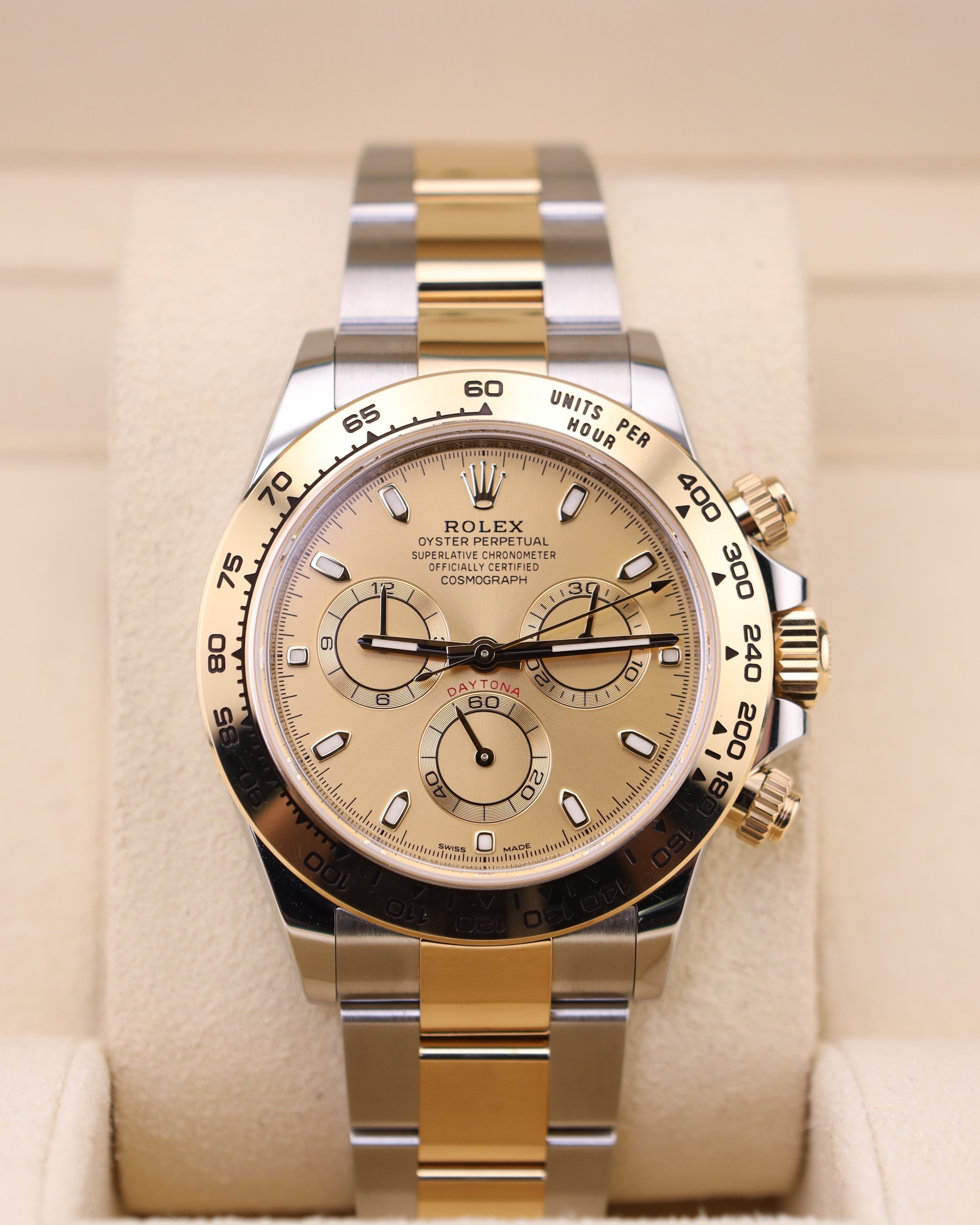 Rolex Daytona Champagne Two Tone 116503 — Iron Eagle Reserve Miami