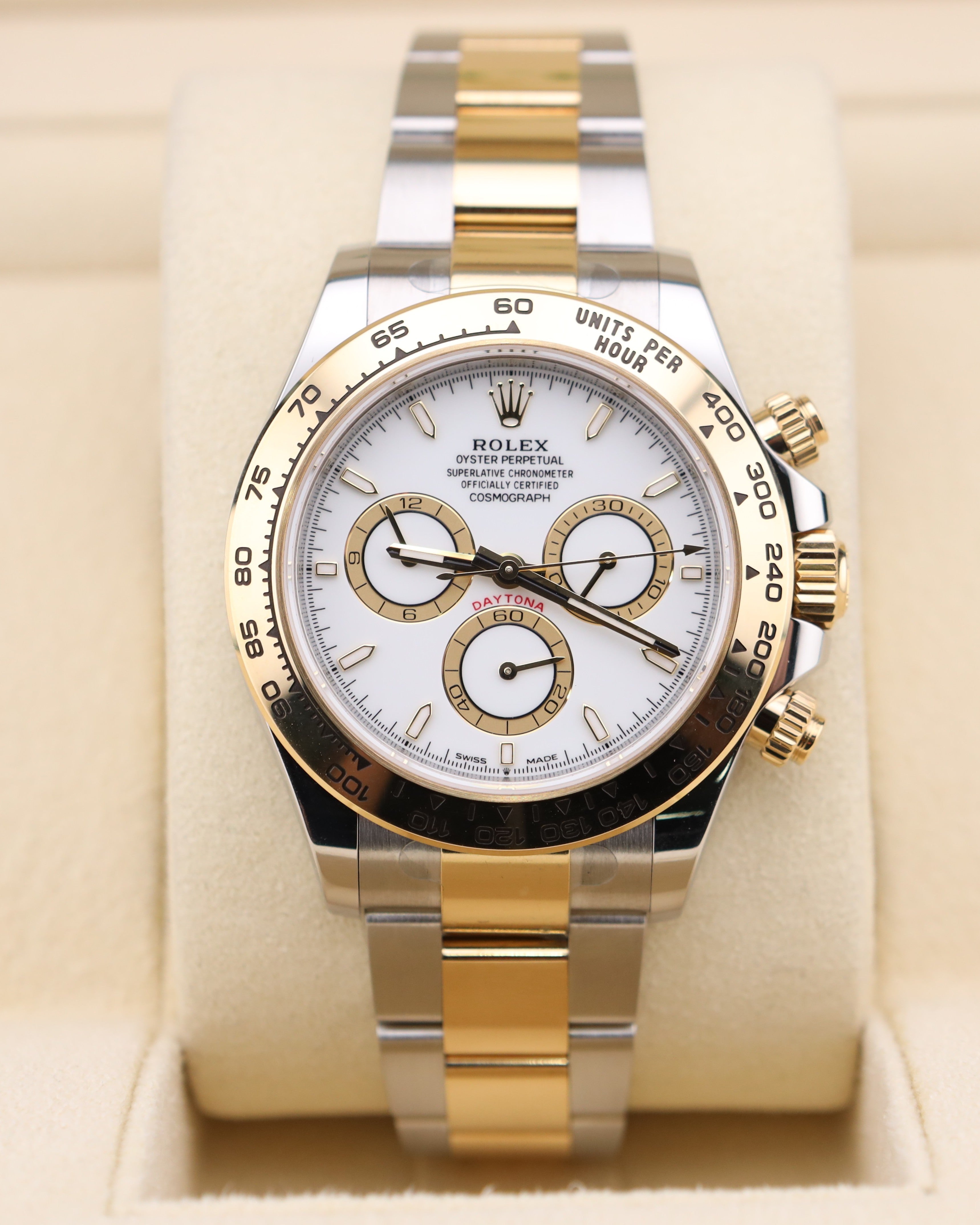 Rolex Daytona White Dial Two Tone 126503 — Iron Eagle Reserve Miami