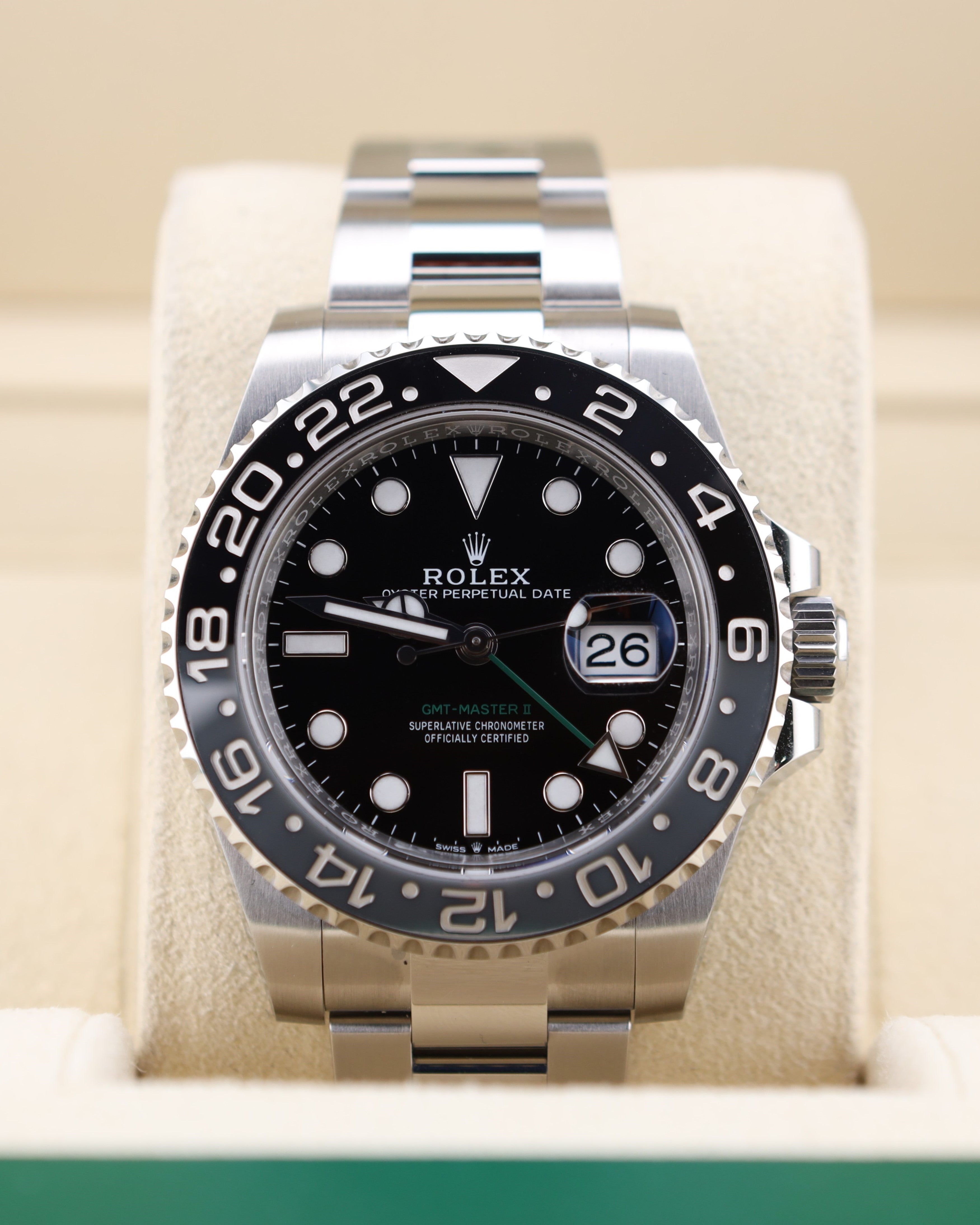 Rolex GMT-Master II Bruce Wayne 126710GRNR — Iron Eagle Reserve Miami