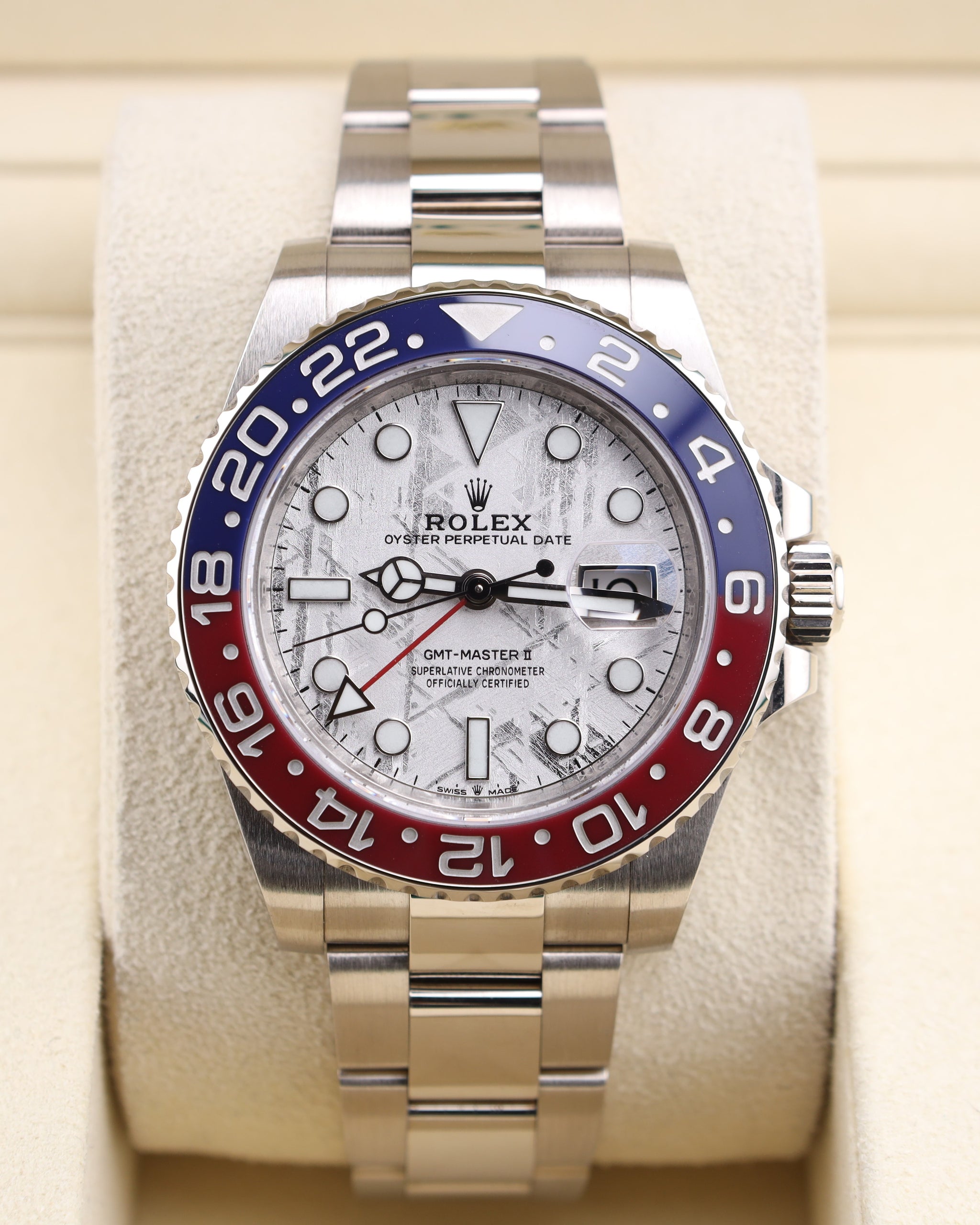 Rolex GMT-Master II Pepsi Meteorite 126719BLRO — Iron Eagle Reserve Miami