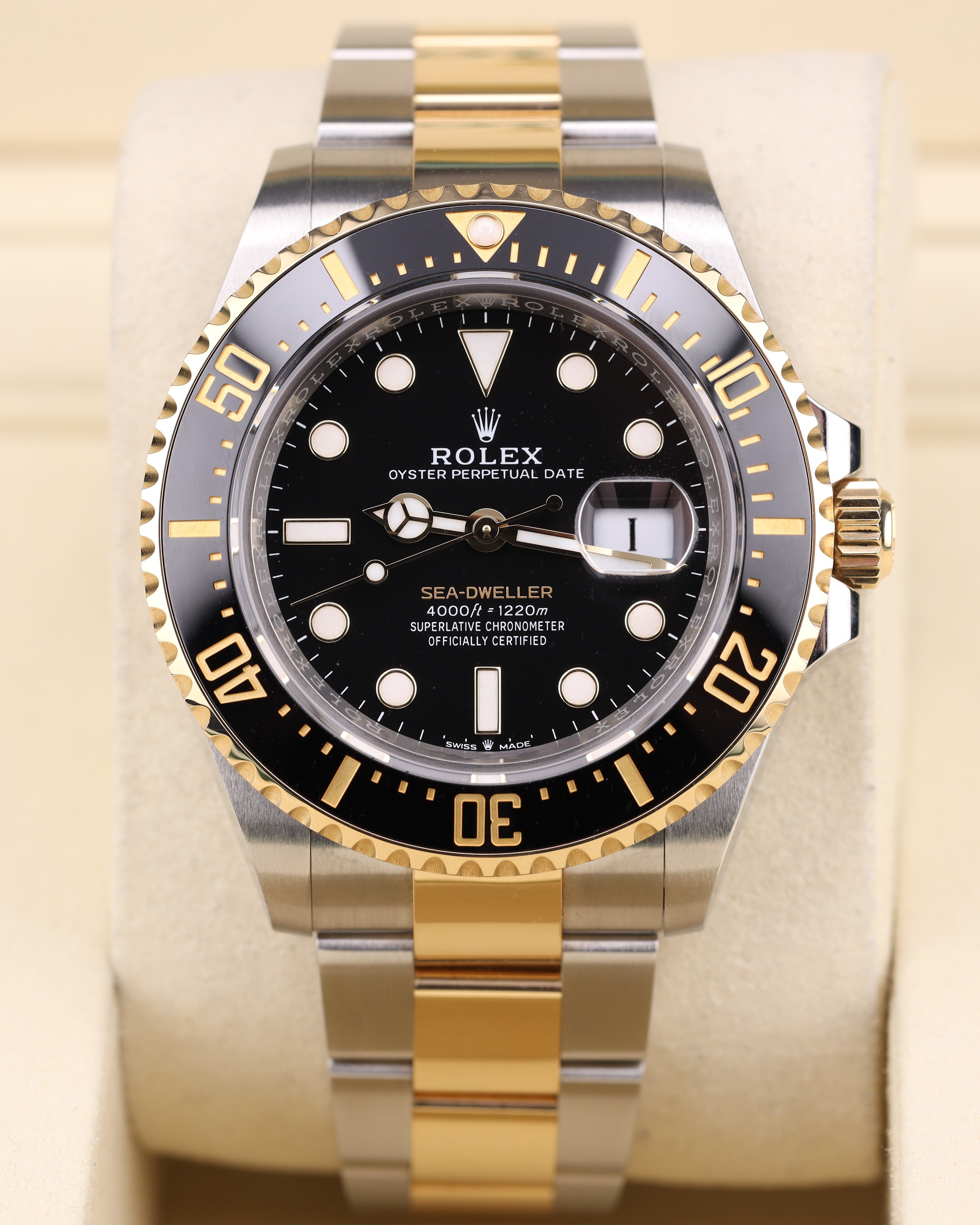 Rolex Sea-Dweller Two Tone Yellow Gold 126603 — Iron Eagle Reserve Miami