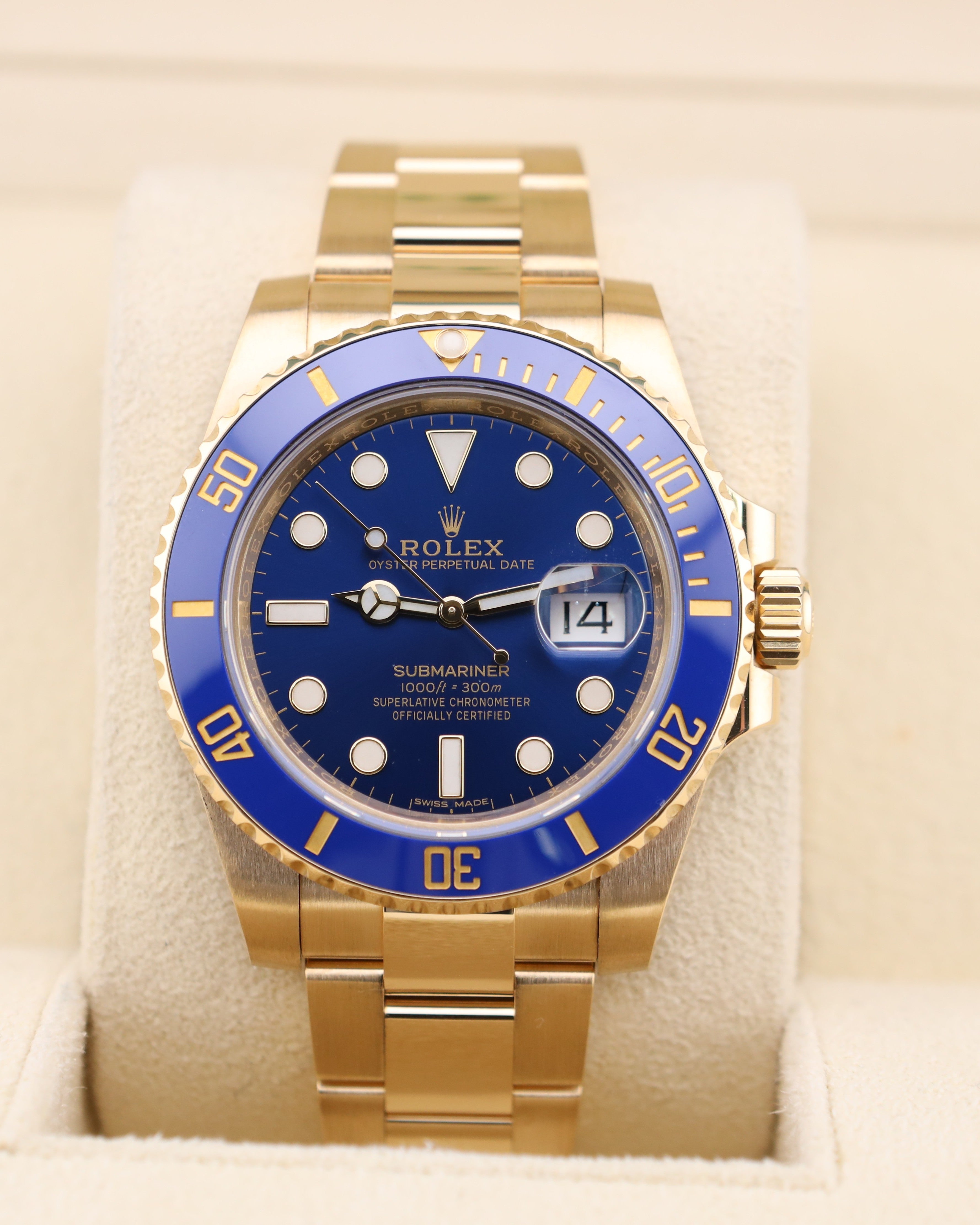 Rolex Submariner Date Bluesy 116618LB — Iron Eagle Reserve Miami