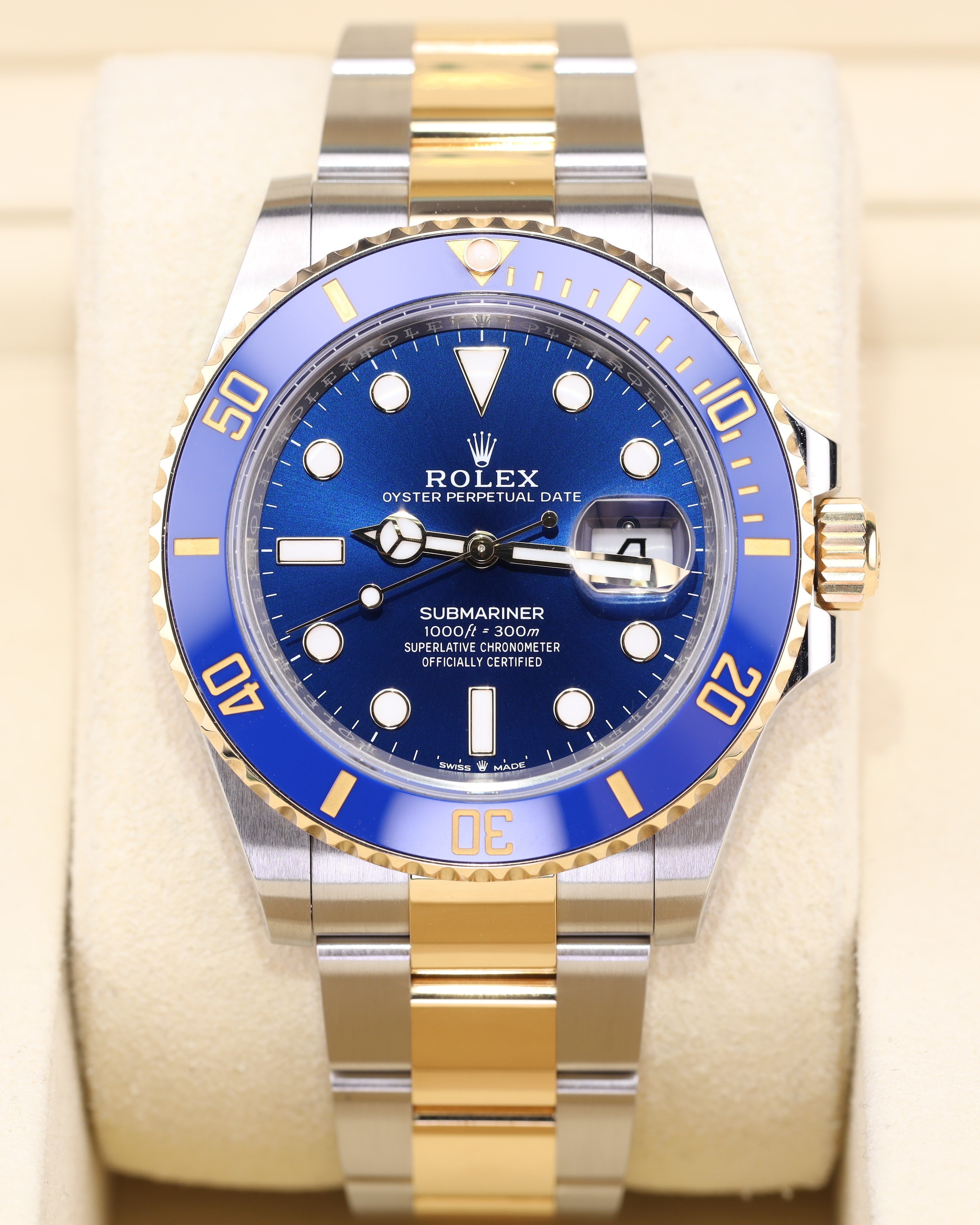Rolex Submariner Date Bluesy Two Tone Oyster 126613LB — Iron Eagle Reserve Miami