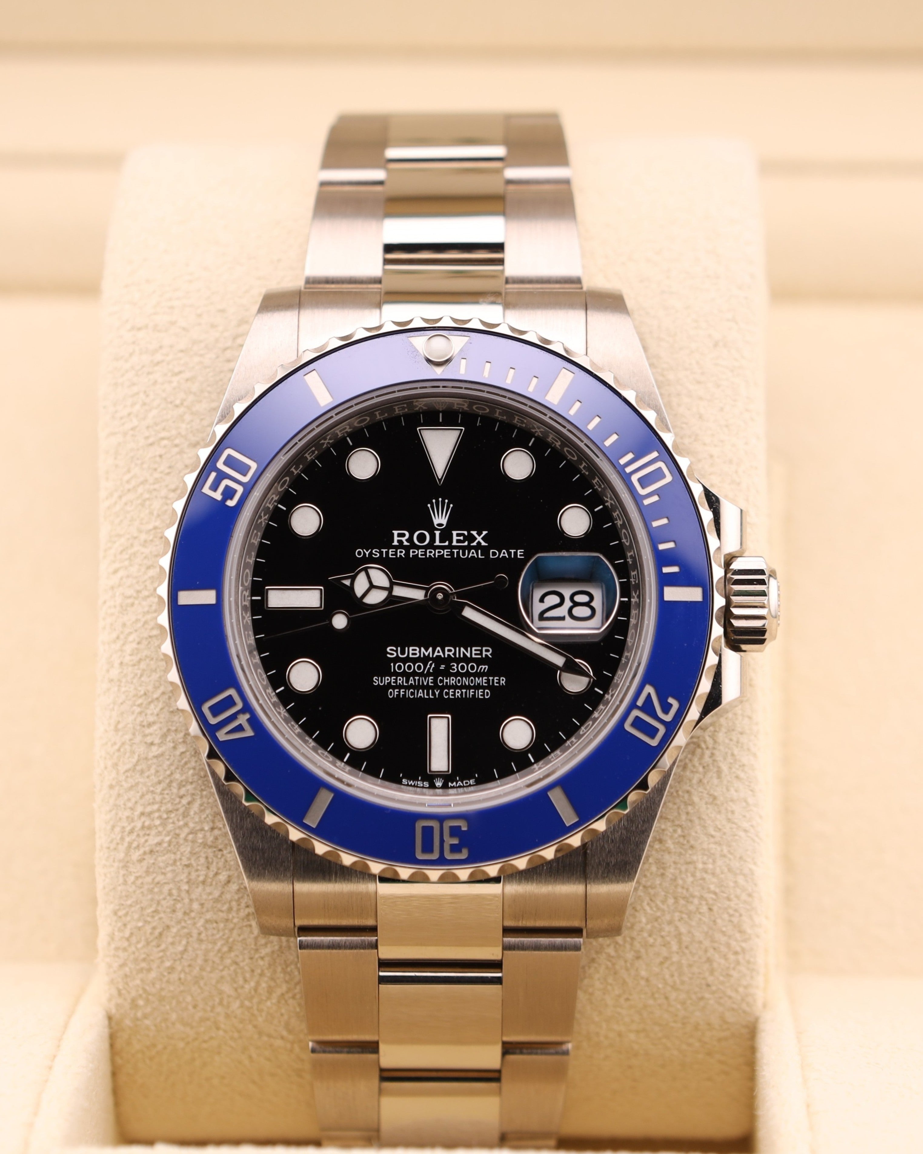 Rolex Submariner Date Cookie Monster White Gold 126619LB — Iron Eagle Reserve Miami