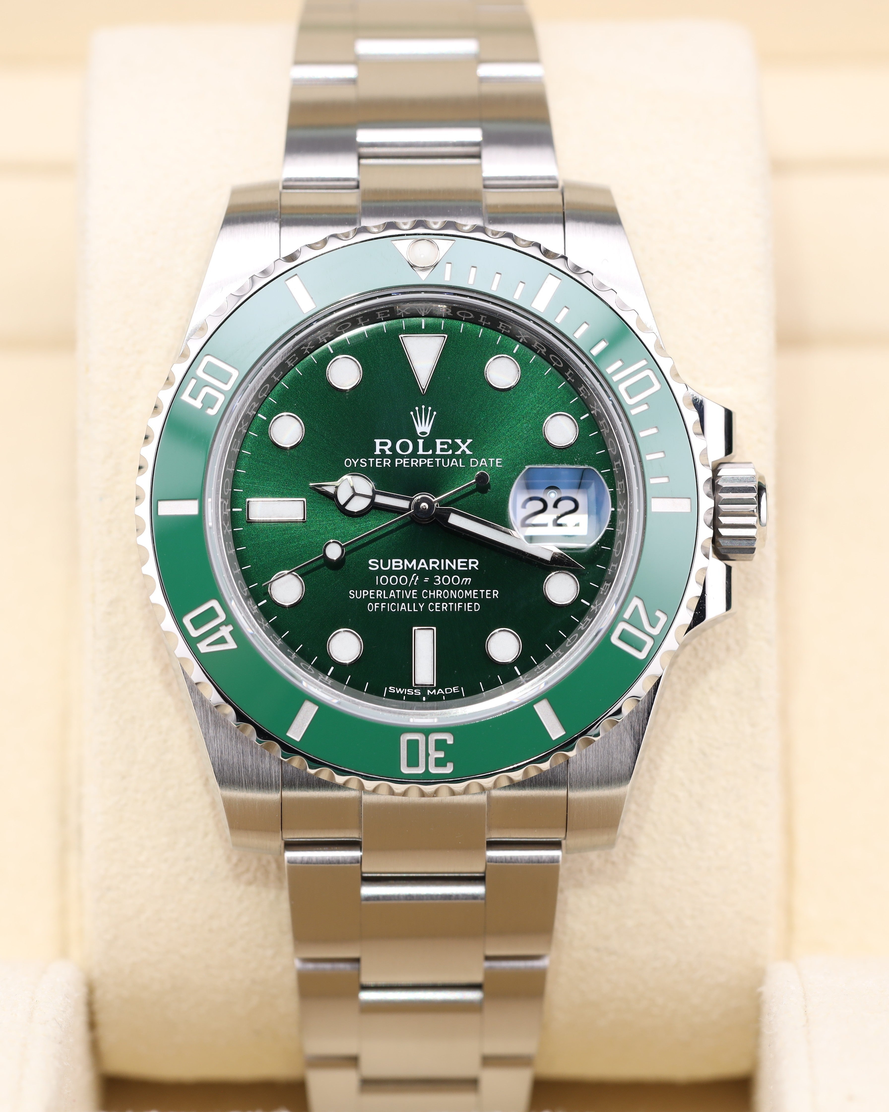 Rolex Submariner Date HULK 116610LV — Iron Eagle Reserve Miami