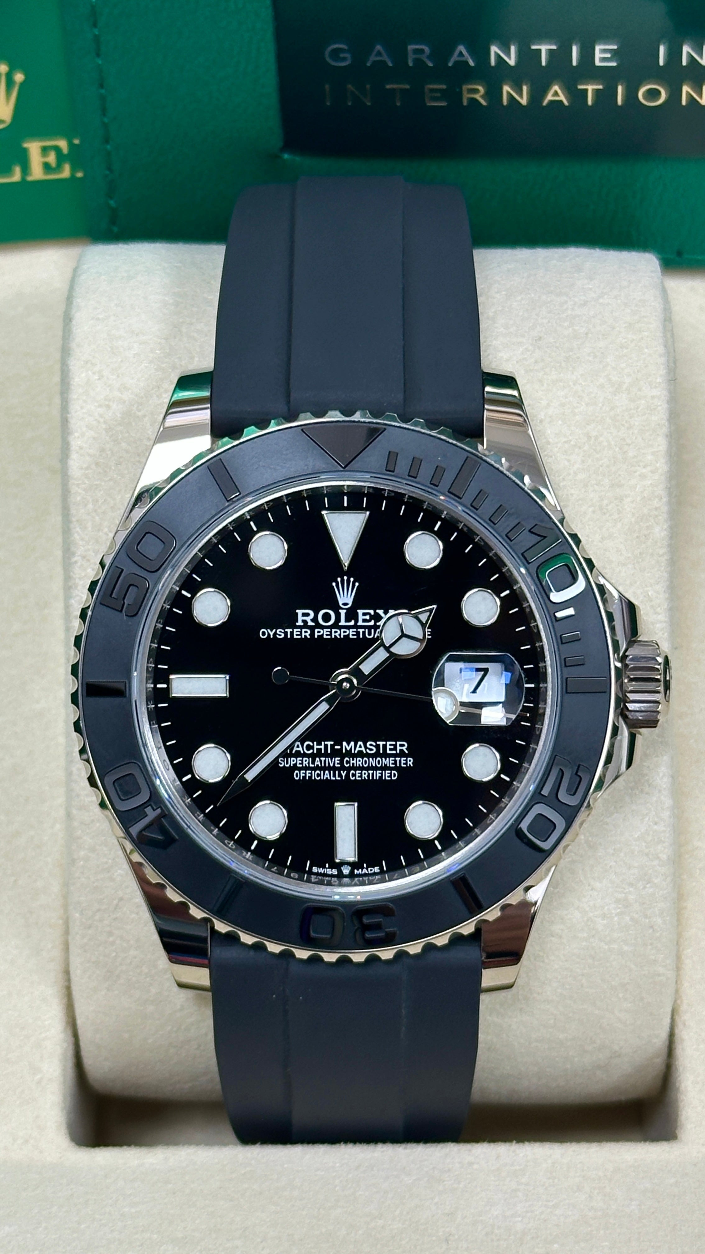 Rolex Yacht-Master 42 White Gold Blue 226659 — Iron Eagle Reserve Miami