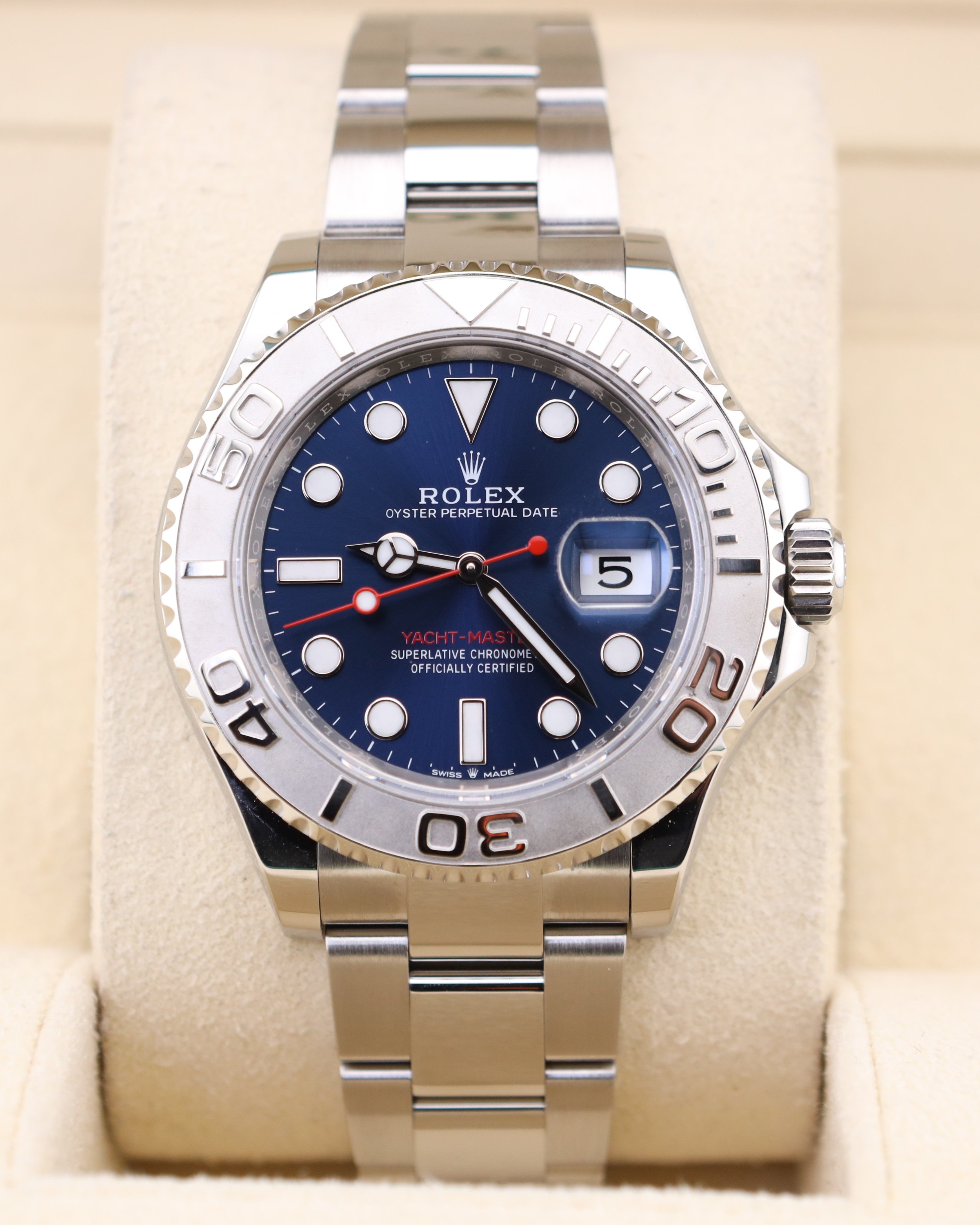 Rolex Yacht-Master 40 Blue Dial Steel 126622 — Iron Eagle Reserve Miami