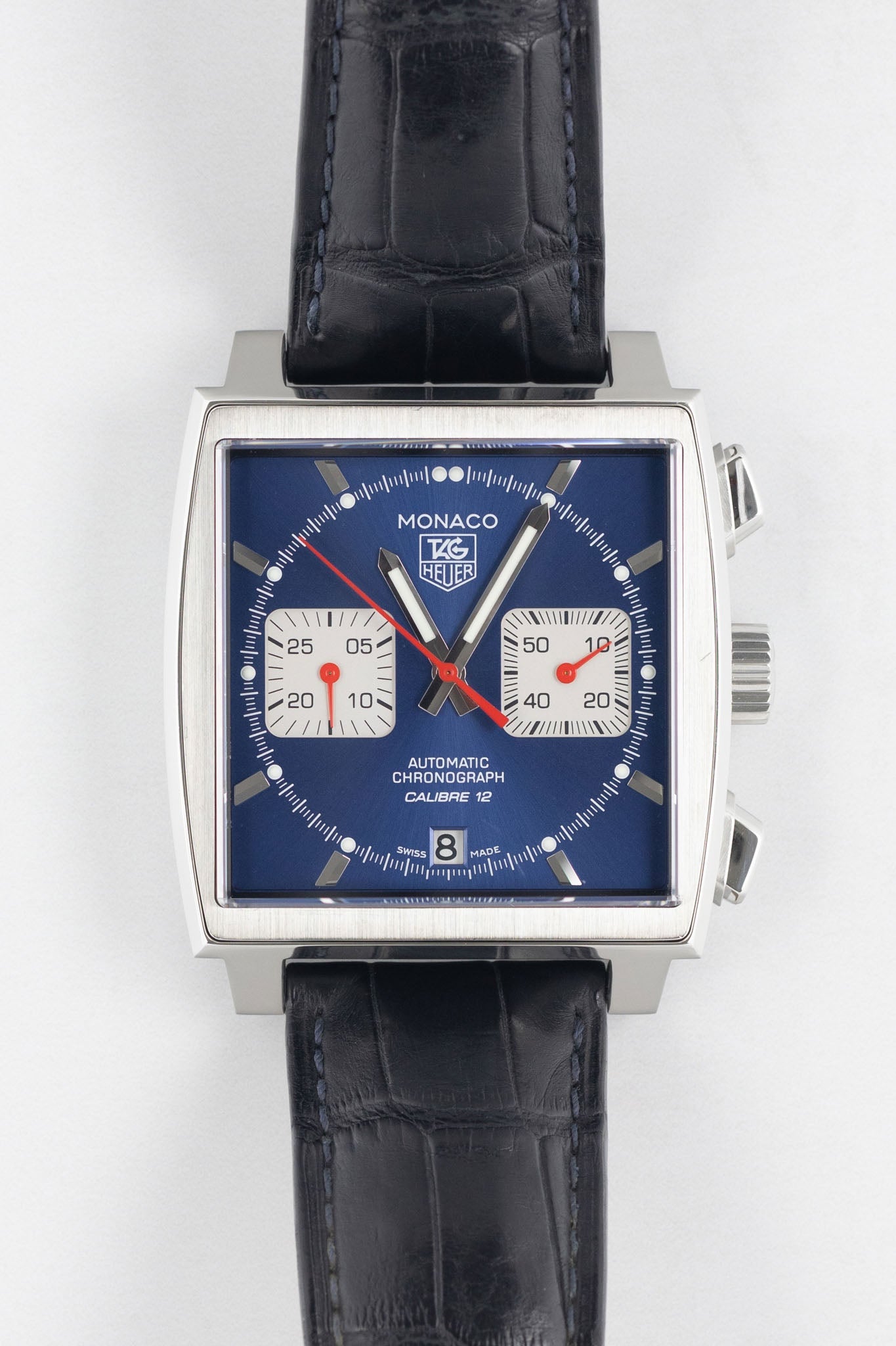 TAG Heuer Monaco Calibre 11 Blue Dial CAW211R.FC6356 — Iron Eagle Reserve Miami