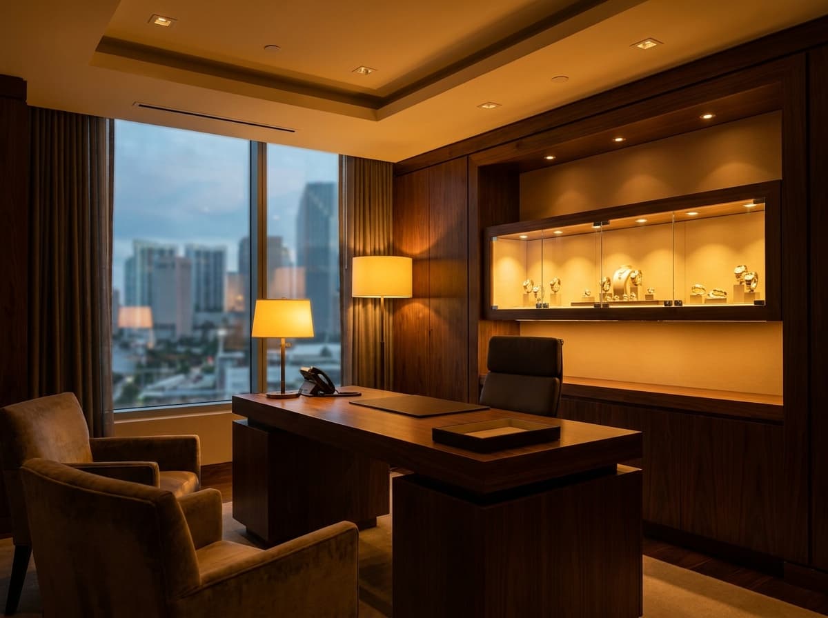 Luxury buying office interior — best place to sell gold Miami