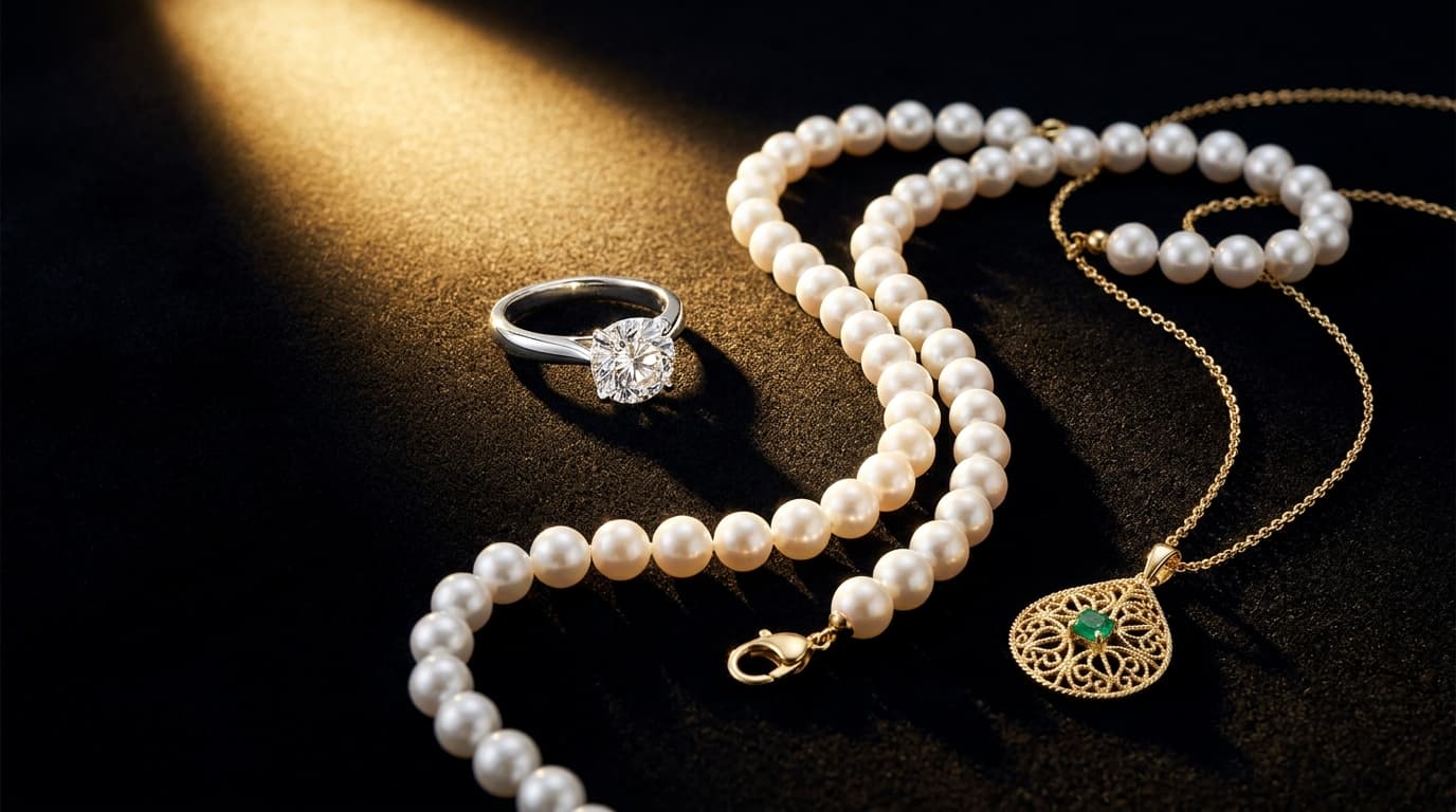 Diamond ring, gold pendant and luxury items — sell jewelry for cash in Miami