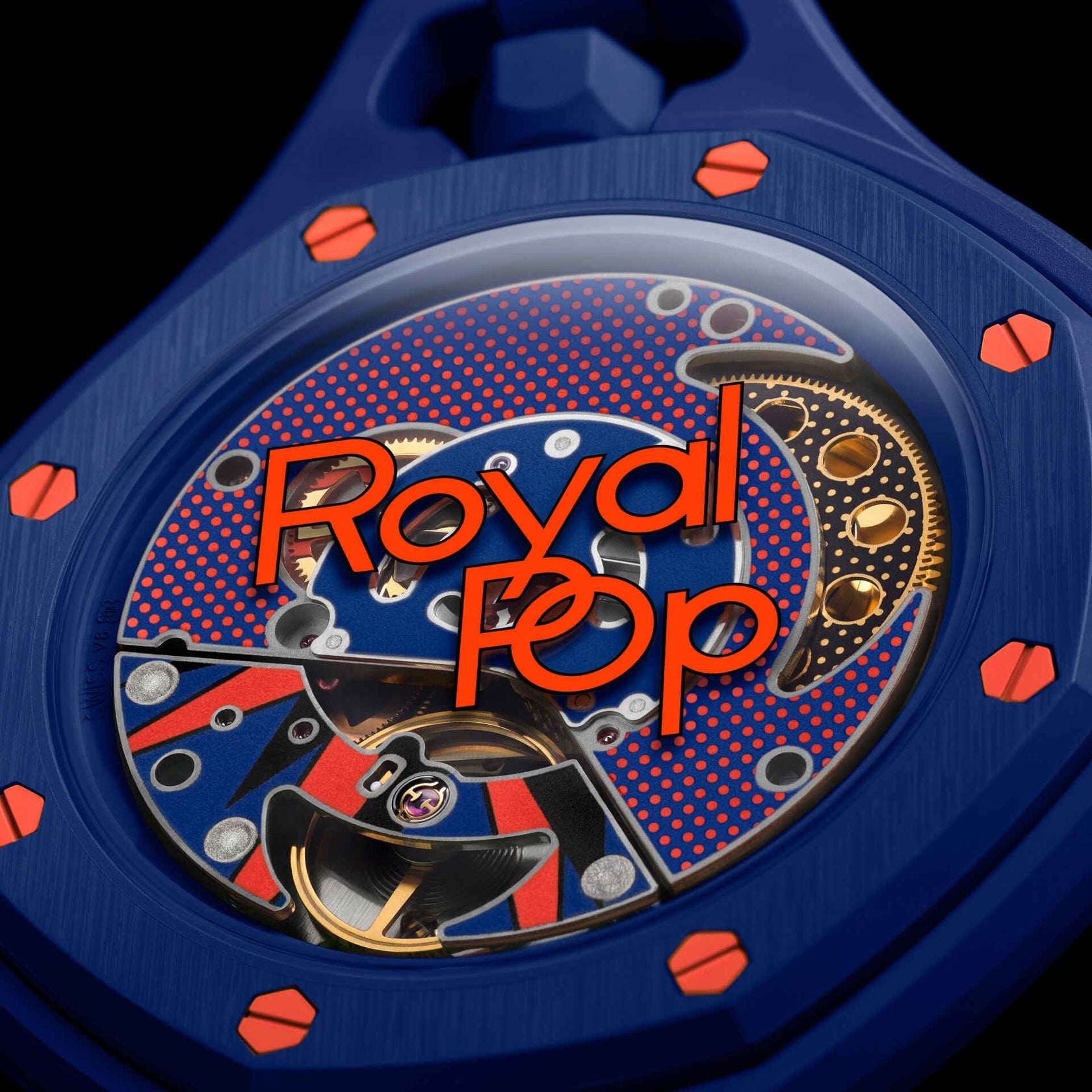 Audemars Piguet Audemars Piguet x Swatch Royal Pop Orenji Hachi SSX03L103N detail view