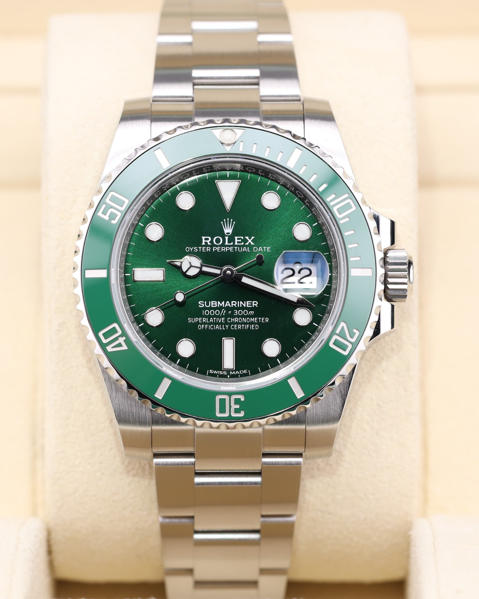 Rolex Submariner Date HULK 116610LV — Iron Eagle Reserve Miami